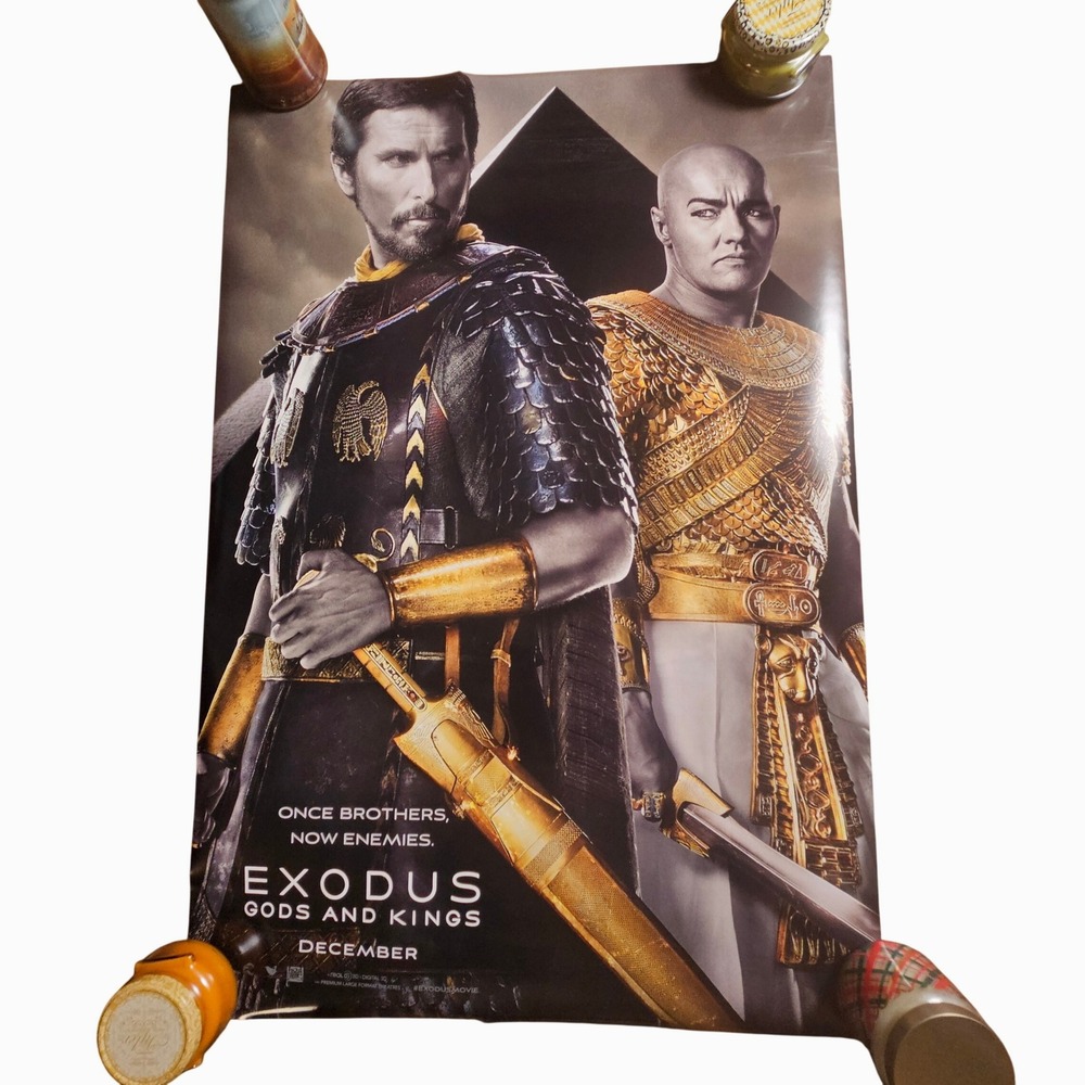 Exodus Gods and Kings 2014 Original‎ Movie Poster 27x40 Christian Bale D/S